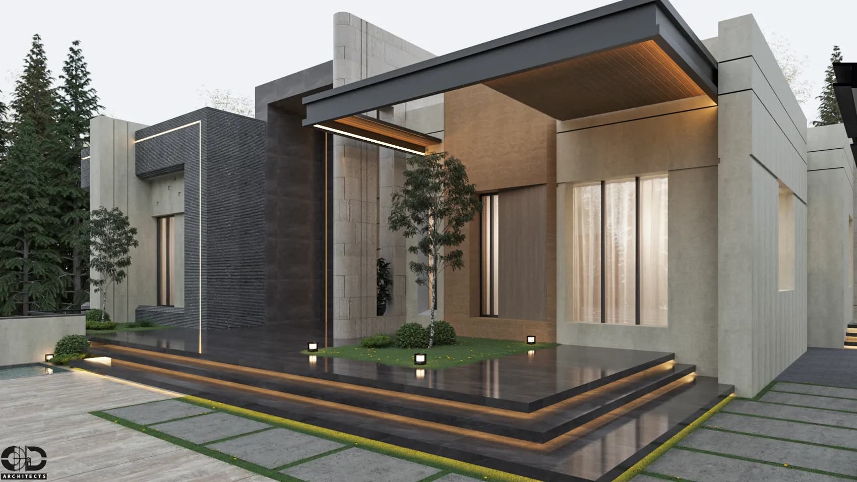 Villa 02 — exterior visualization