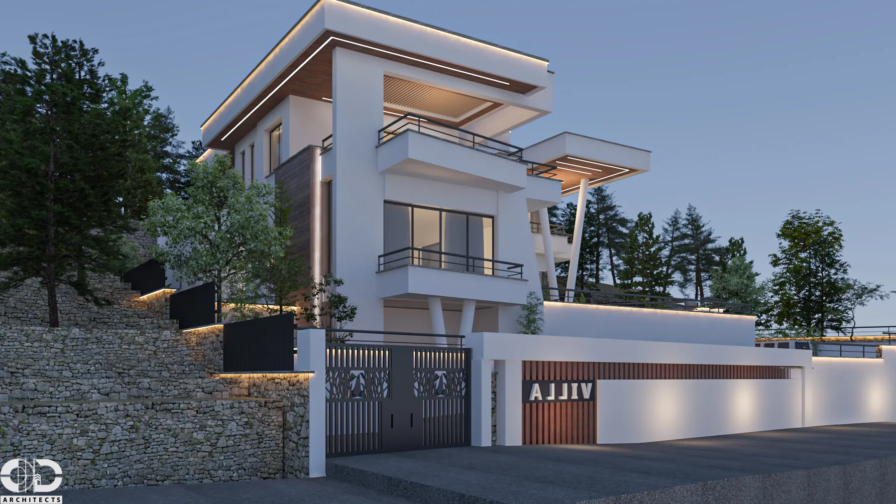 V Villa — exterior visualization