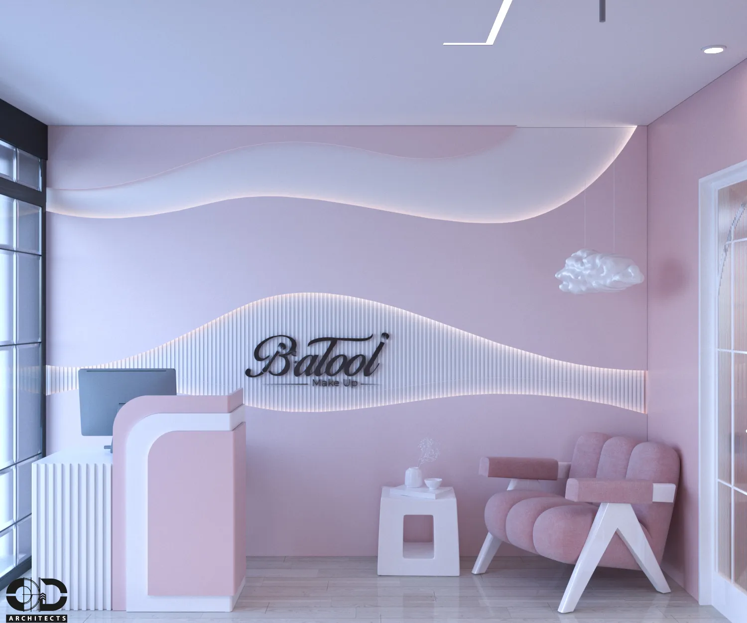 BatOol Beauty Center — interior visualization
