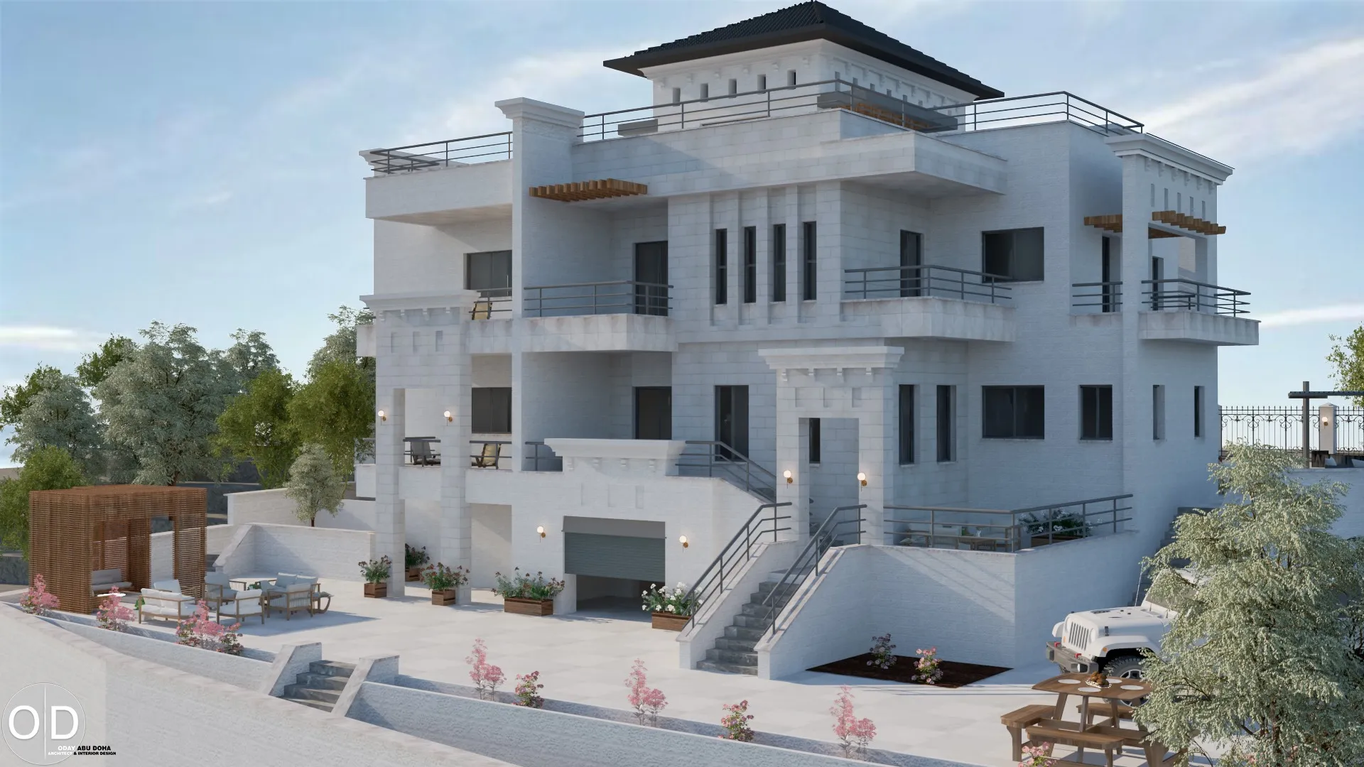 Villa R.H — exterior visualization