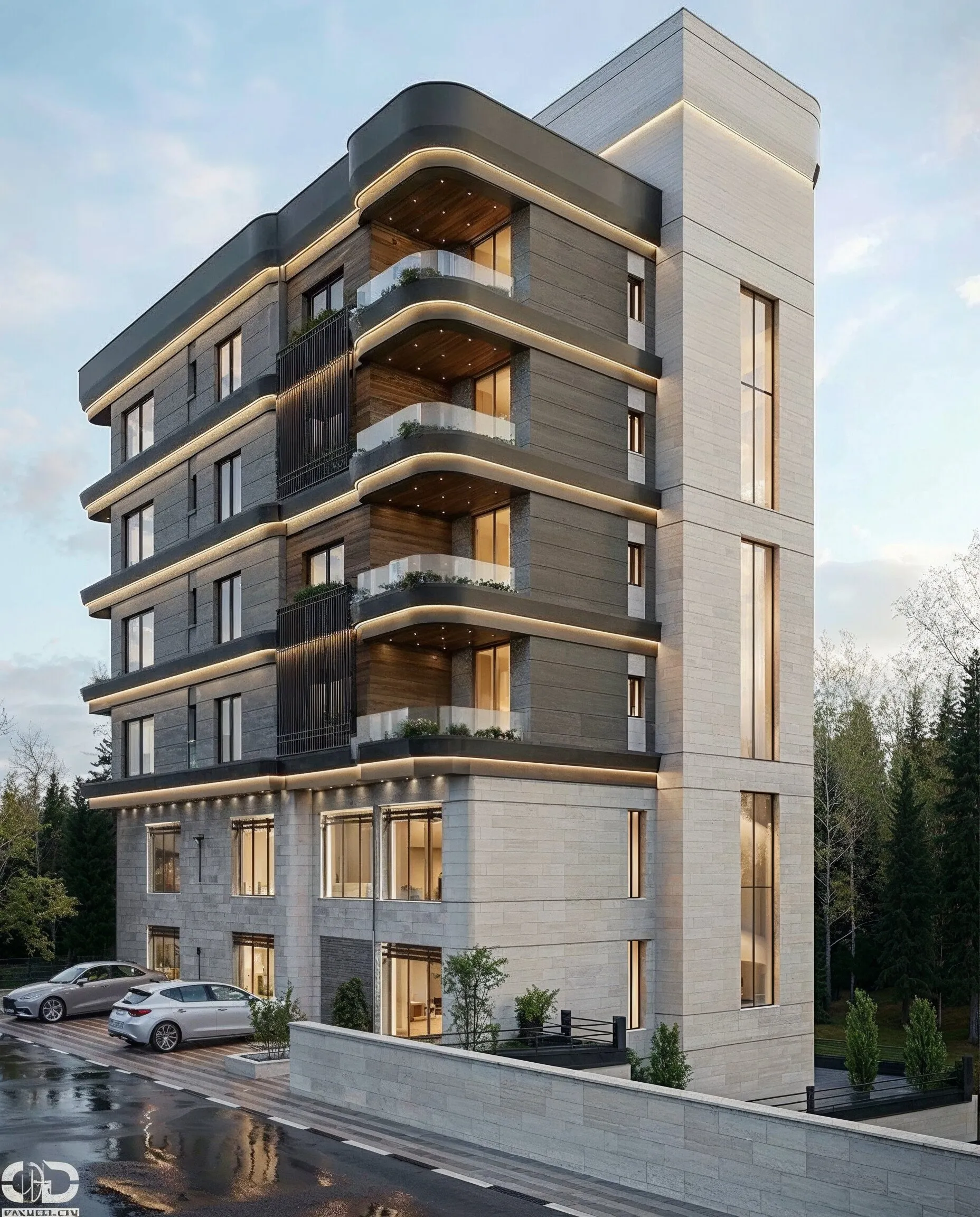 R. LINE — exterior visualization