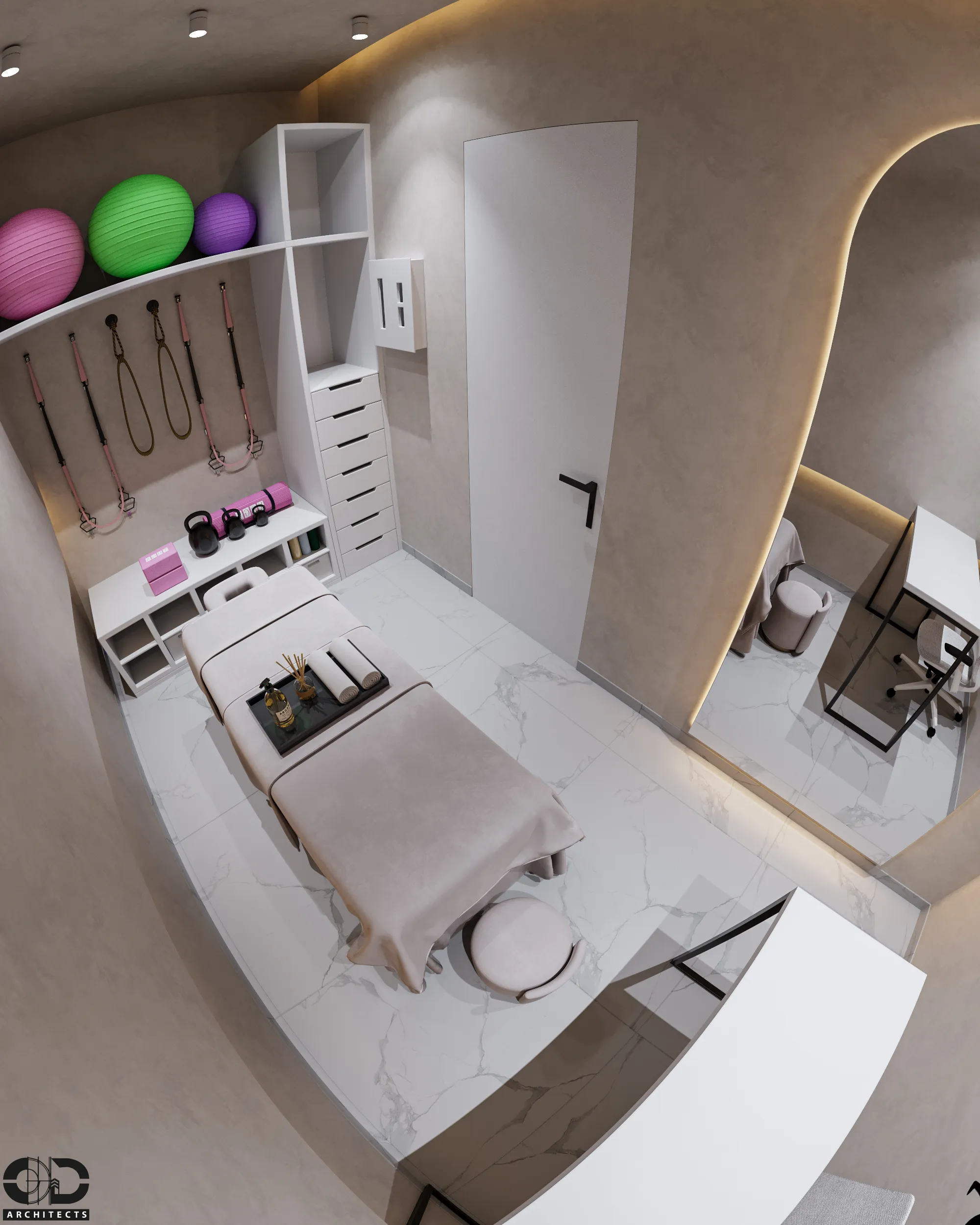 RYA Clinic — interior visualization