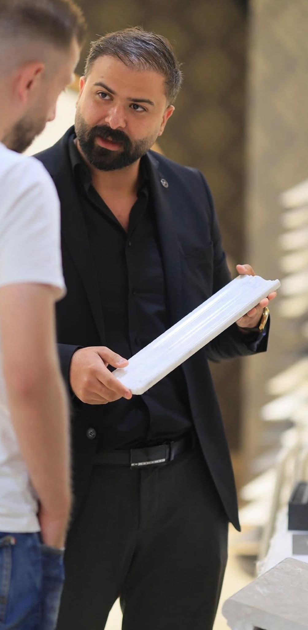 Oday Abu Doha, founder and design director of OD Architects, in formal attire