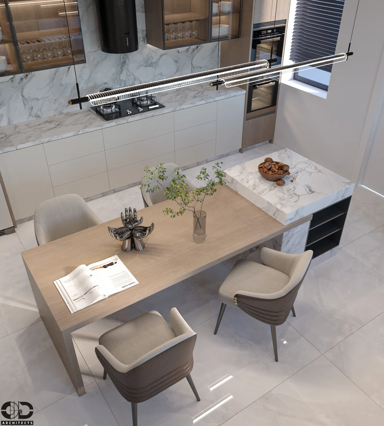 Luxury Kitchen — interior visualization